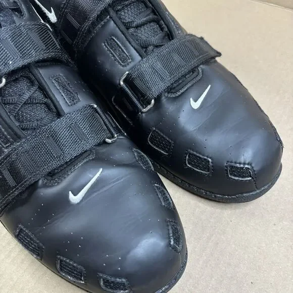 Nike Romaleos 2 Mens Size 14 Weightlifting Shoes Black White Grey 476927-010 - Picture 8 of 15